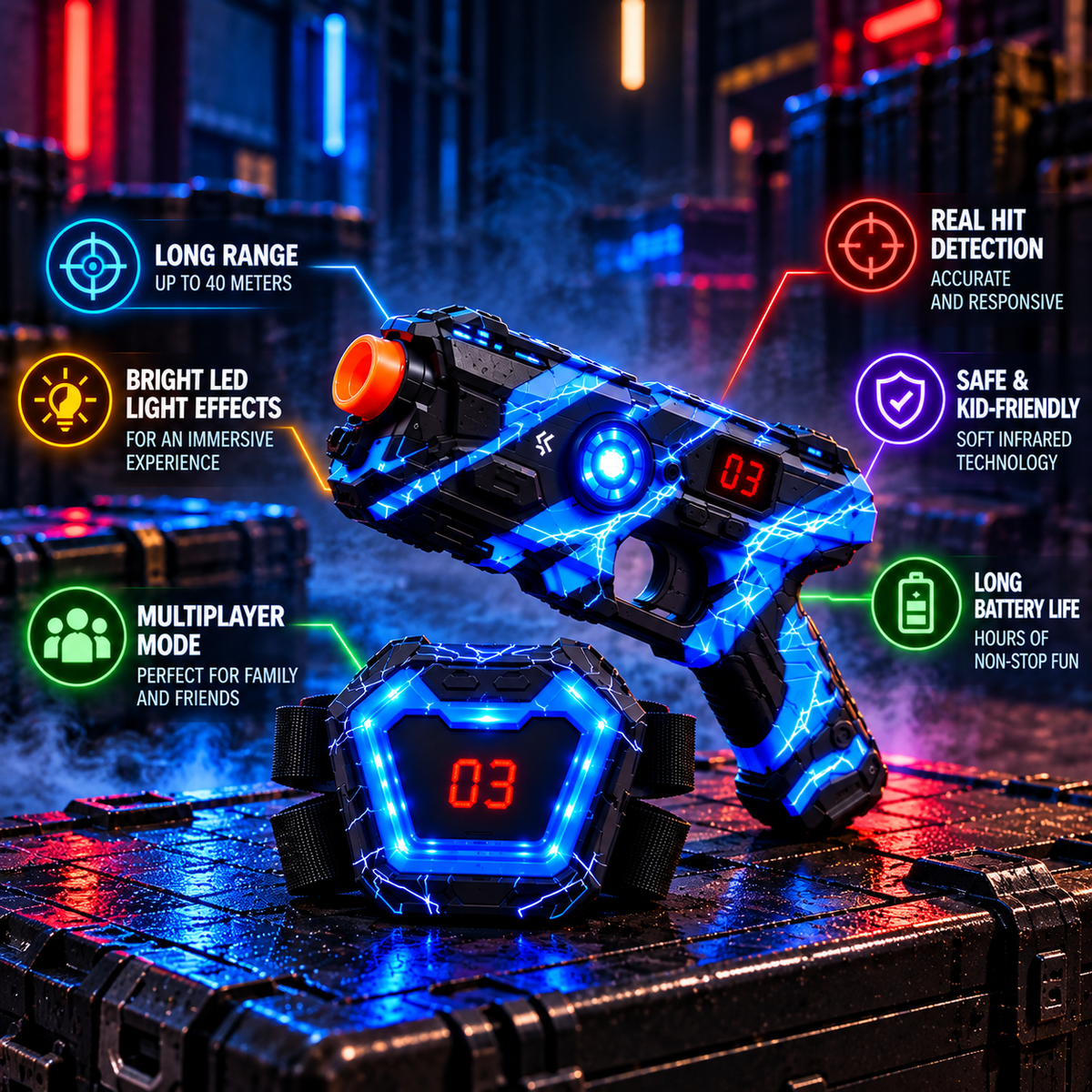 NeoStrike™ – Laser Tag at Home